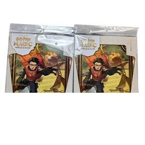 Lot 2x Harry Potter Magic Awakened 12 Posters Wizarding World 8.5x11 Posters